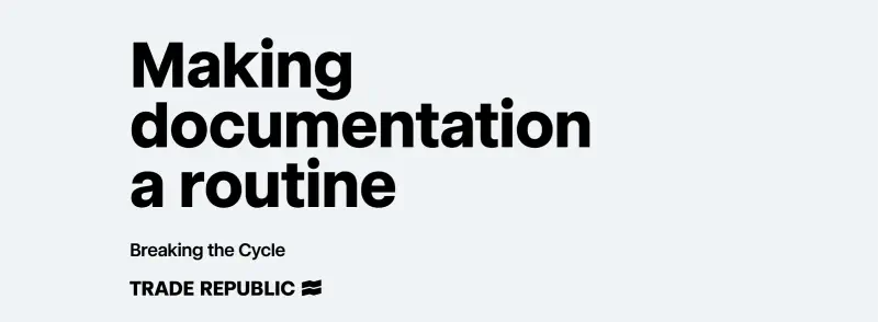 Featured image of post Making Documentation A Routine